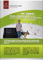 POI  Explorer Personal navigation system - leaflet in English