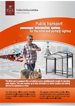 Public transport passenger information system - leaflet in English
